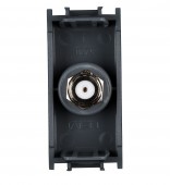 Insert priza TV 0dB, 1M, negru