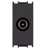 Insert priza TV punct terminal 1dB, 1M, negru