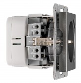 Insert priza USB A+C, 2.1A, antracit