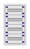 Installation insert 1-12K comp. 4 rows, depth 180 mm