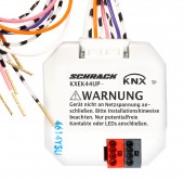 Interfata buton KNX, 4xcont l. de potential/iesiri contr LED