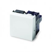 Intrerupator Cap Cruce 2 Module Alb