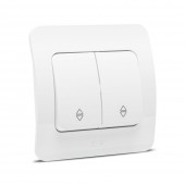 Intrerupator cap scara 10A alb Jazz - ELBI