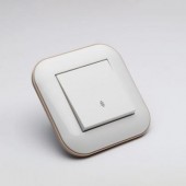 Intrerupator cap scara 10A alb/Kraft Loft - OVIVO | 404-010206-209