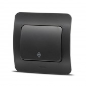 Intrerupator cap scara 10A negru mat Jazz - ELBI