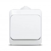 Intrerupator cap scara aplicat 10A IP44 alb Cedar - SCHNEIDER | WDE000560