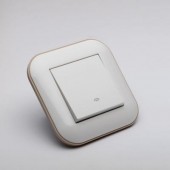 Intrerupator cruce 10A alb/Kraft Loft - OVIVO | 404-010206-214