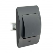 Intrerupator cruce 10A antracit Jazz - ELBI