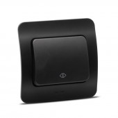 Intrerupator cruce 10A negru mat Jazz - ELBI