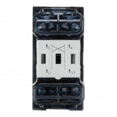 Intrerupator cruce 1M 10A antracit mat Moda Voice - ELBI