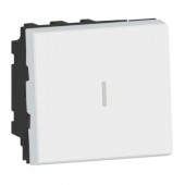 Intrerupator cruce 2M 10A alb Mosaic - LEGRAND | 077021L