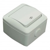 Intrerupator cruce aplicat 10A IP54 gri PT Eva - ELBI