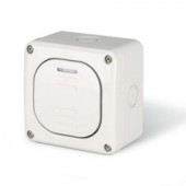 Intrerupator cruce aplicat 10A IP66 alb Protecta – SCAME | 137.5111