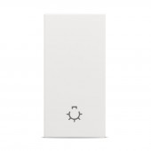 Intrerupator cu revenire 1M 10A alb mat Moda Voice - ELBI