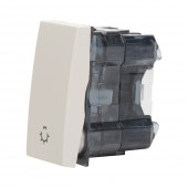 Intrerupator cu revenire 1M 10A bej mat Moda Voice - ELBI