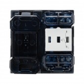 Intrerupator cu revenire 2M 10A antracit mat Moda Voice - ELBI