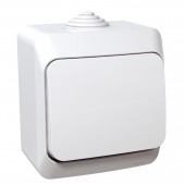 Intrerupator cu revenire aplicat 10A IP44 alb Cedar - SCHNEIDER | WDE000511