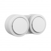 Intrerupator dublu aplicat 10A IP54 alb Xone - OVIVO | 406-010000-920