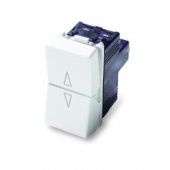 Intrerupator Dublu Revenire 1 Modul Alb