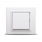 Intrerupator simplu 10A alb Mina - OVIVO | 401-010200-200