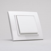 Intrerupator simplu 10A alb Mina - OVIVO | 401-010200-200