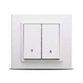 Intrerupator simplu 10A alb Mina - OVIVO | 401-010200-216