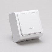 Intrerupator simplu 10A alb Nivo - OVIVO | 402-010000-205