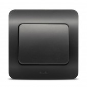 Intrerupator simplu 10A negru mat Jazz - ELBI