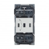 Intrerupator simplu 1M 10A alb Moda Voice - ELBI