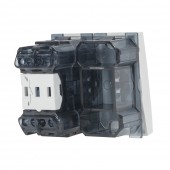 Intrerupator simplu 2M 10A alb mat Moda Voice - ELBI