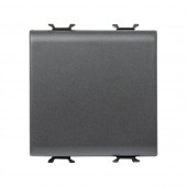Intrerupator simplu 2M 10A negru Chorus - GEWISS | GW12031