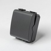 Intrerupator simplu 2M 10A negru Chorus - GEWISS | GW12031