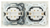 Intrerupator simplu+intrerupator dublu, set complet