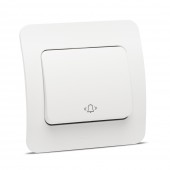 Intrerupator sonerie 10A alb mat Jazz - ELBI