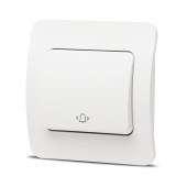 Intrerupator sonerie 10A alb mat Jazz - ELBI
