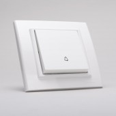 Intrerupator sonerie 10A alb Mina - OVIVO | 401-010200-207