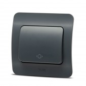 Intrerupator sonerie 10A antracit Jazz - ELBI
