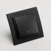 Intrerupator sonerie 10A negru mat Zena - ELBI