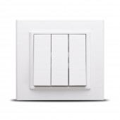 Intrerupator triplu 10A alb Mina - OVIVO | 401-010200-254