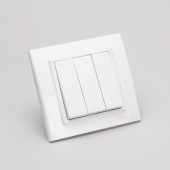 Intrerupator triplu 10A alb Mina - OVIVO | 401-010200-254