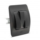 Intrerupator triplu 10A negru mat Jazz - ELBI