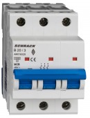 Intreruptor automat AMPARO 10kA, B 20A, 3 poli