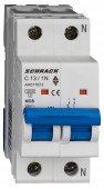 Intreruptor automat AMPARO 10kA, C 13A, 1+N