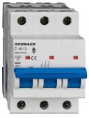 Intreruptor automat AMPARO 10kA, C 16A, 3 poli
