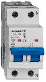 Intreruptor automat AMPARO 10kA, C 20A, 1+N