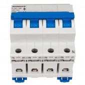 Intreruptor automat AMPARO 10kA, C 20A, 3+N