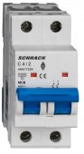 Intreruptor automat AMPARO 10kA, C 4A, 2 poli