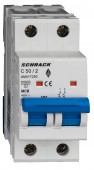 Intreruptor automat AMPARO 10kA, C 50A, 2 poli