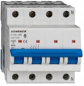 Intreruptor automat AMPARO 10kA, C 63A, 3+N