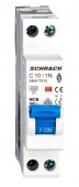 Intreruptor automat AMPARO, 4,5kA, C10A, 1P+N, 1modul